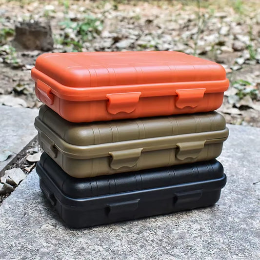EDC Tools Outdoor Survival Kit Box Sealed Shockproof Waterproof Box Wild Survival Food Grade Storage Box Portable Tool Box