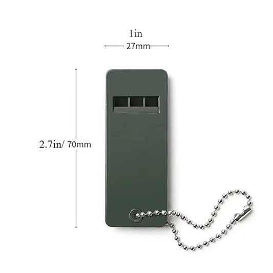 Outdoor Distress Whistle Three Frequency Loud Emergency Signal High Pitch Survival Whistle Multi Audio Portable Safety Equipment