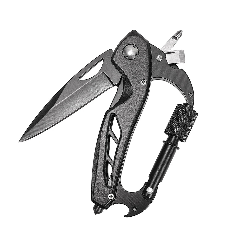 Multifunctional Carabiner Folding Knife