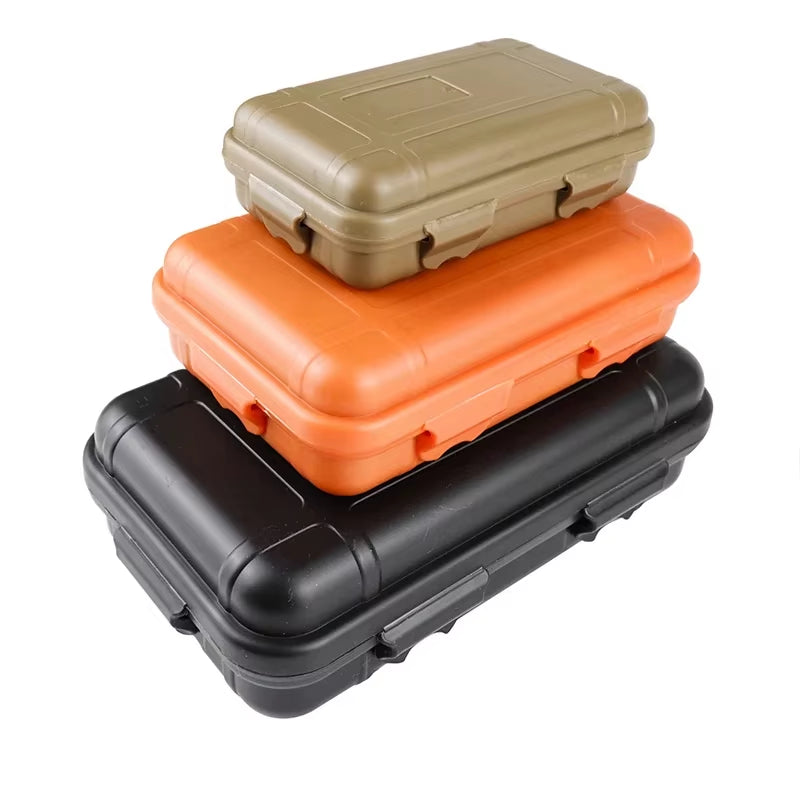 EDC Tools Outdoor Survival Kit Box Sealed Shockproof Waterproof Box Wild Survival Food Grade Storage Box Portable Tool Box