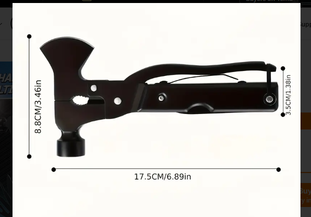 12-in-1 Multifunctional Hammer — Because Carrying a Toolbox Everywhere Is Ridiculous