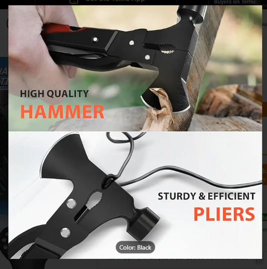 12-in-1 Multifunctional Hammer — Because Carrying a Toolbox Everywhere Is Ridiculous