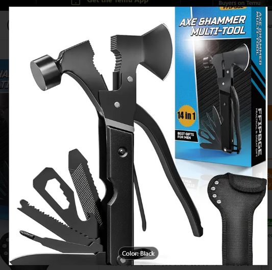 12-in-1 Multifunctional Hammer — Because Carrying a Toolbox Everywhere Is Ridiculous