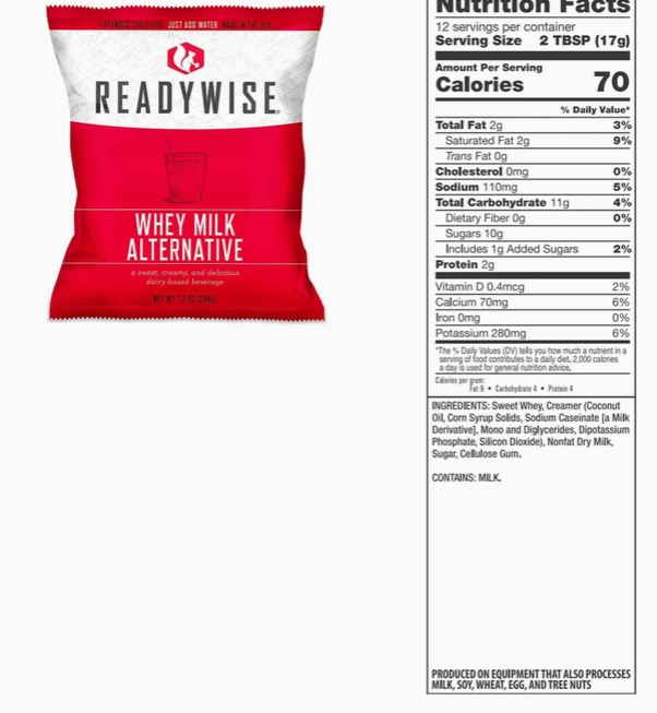 Prepper Pack Bucket - Emergency Food
