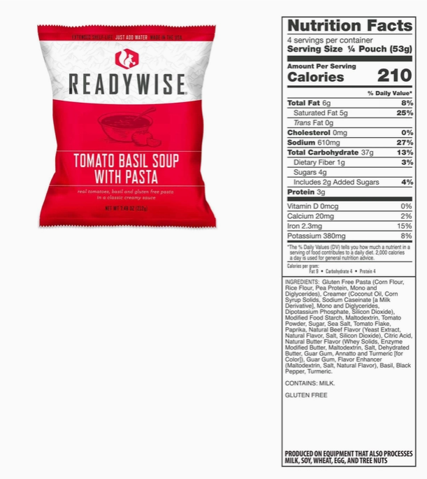 Prepper Pack Bucket - Emergency Food