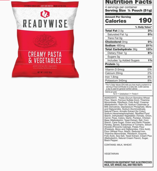 Prepper Pack Bucket - Emergency Food