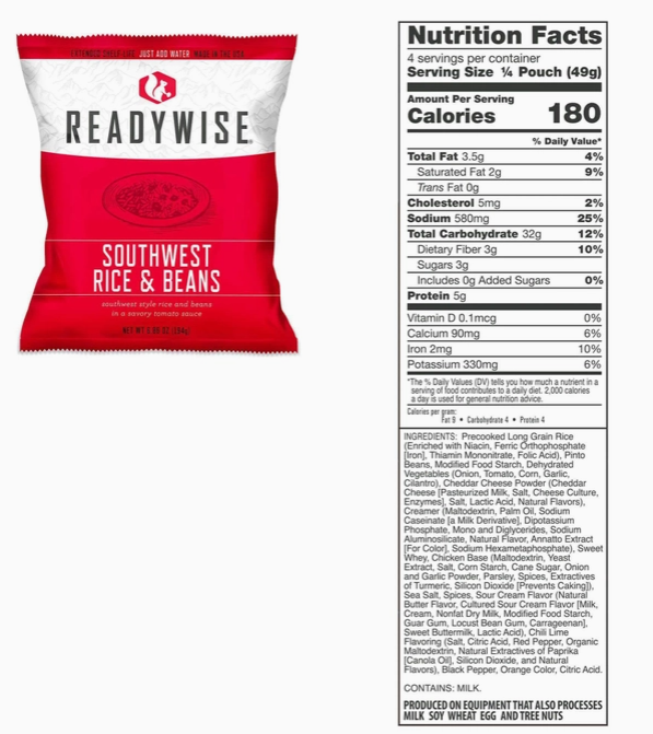 Prepper Pack Bucket - Emergency Food
