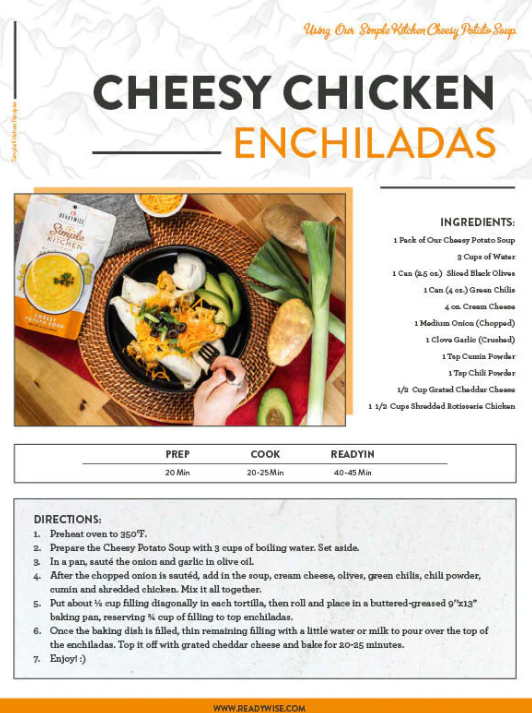 CHEDDAR POTATO - Soup Mix