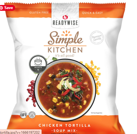 Chicken Tortilla Soup Mix - 16 Servings per Pouch