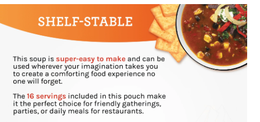 Chicken Tortilla Soup Mix - 16 Servings per Pouch