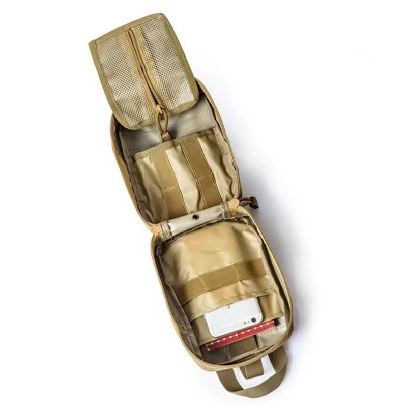 Hunting EDC Molle Pouch IFAK Waist Pack Bag Survival Emergency Medical Kit Outdoor First Aid Kit Camping Hiking Accessories