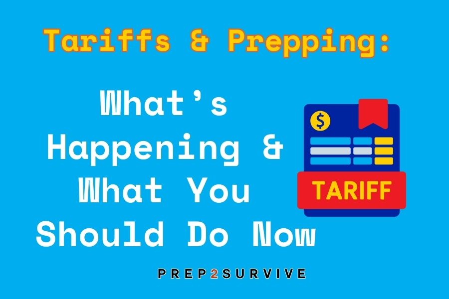 Are Tariffs keeping us from "Prepping"?