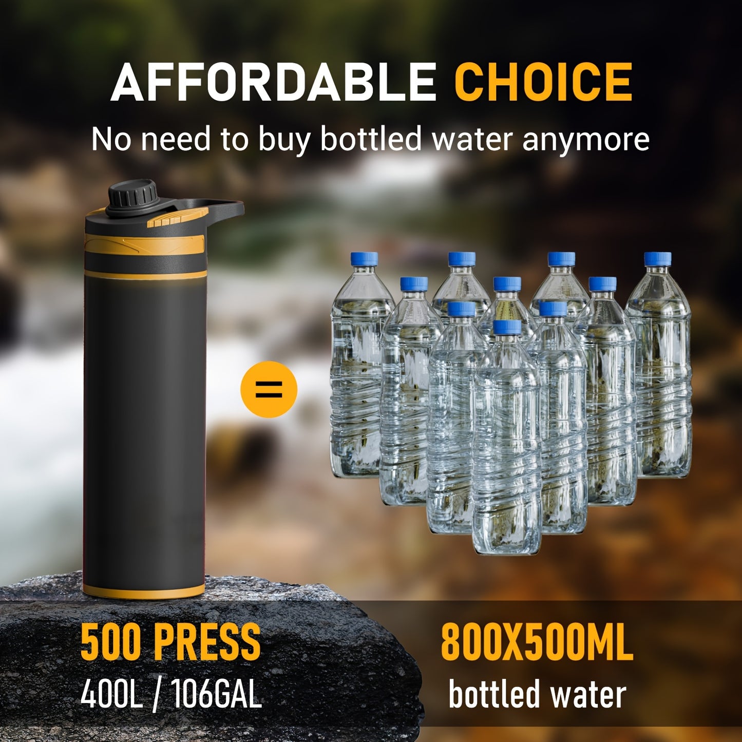 Water Purifier Bottle - We Call This One A Game Changer