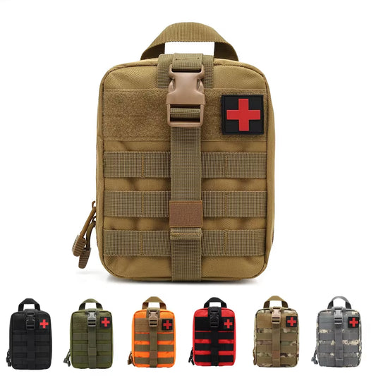 Hunting EDC Molle Pouch IFAK Waist Pack Bag Survival Emergency Medical Kit Outdoor First Aid Kit Camping Hiking Accessories