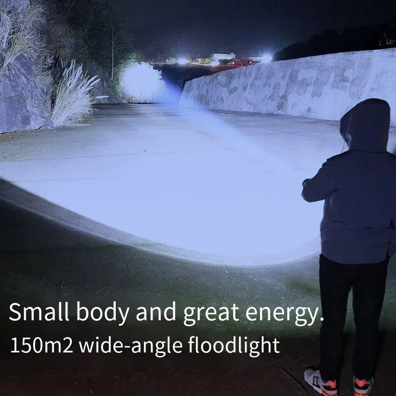 New Ultra Powerful Flashlight 3 Core LED Mini EDC Tactical Torch USB Rechargeable Outdoor Camping Fishing LED Hat Clip Lamp