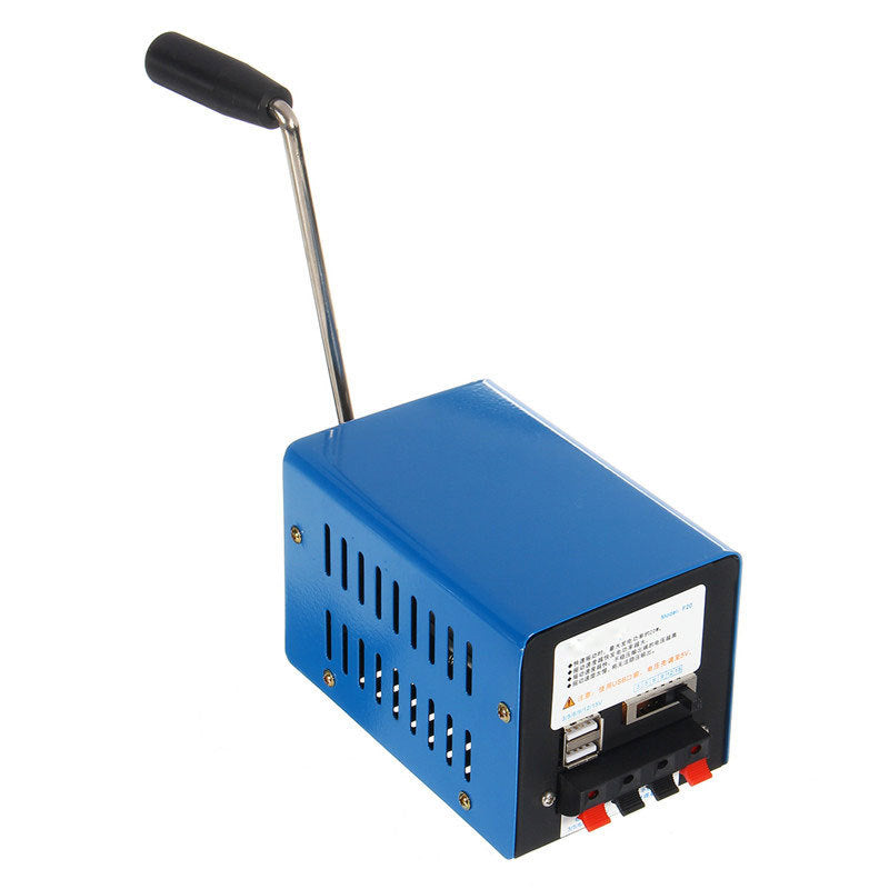 ⚡ Hand Crank Generator — USB Charging Power When the Grid Ghosts You