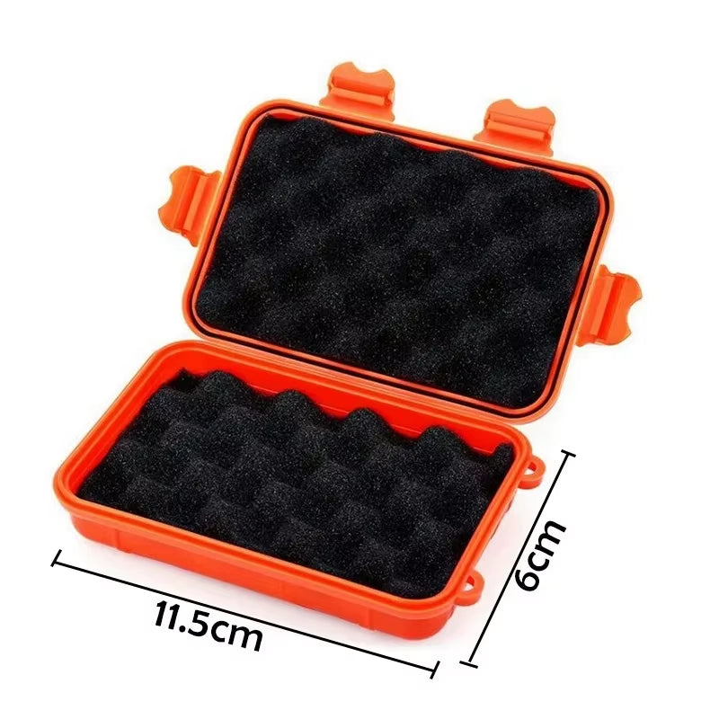 EDC Tools Outdoor Survival Kit Box Sealed Shockproof Waterproof Box Wild Survival Food Grade Storage Box Portable Tool Box