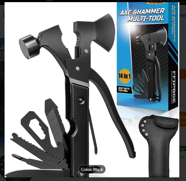 12-in-1 Multifunctional Hammer — Because Carrying a Toolbox Everywhere Is Ridiculous