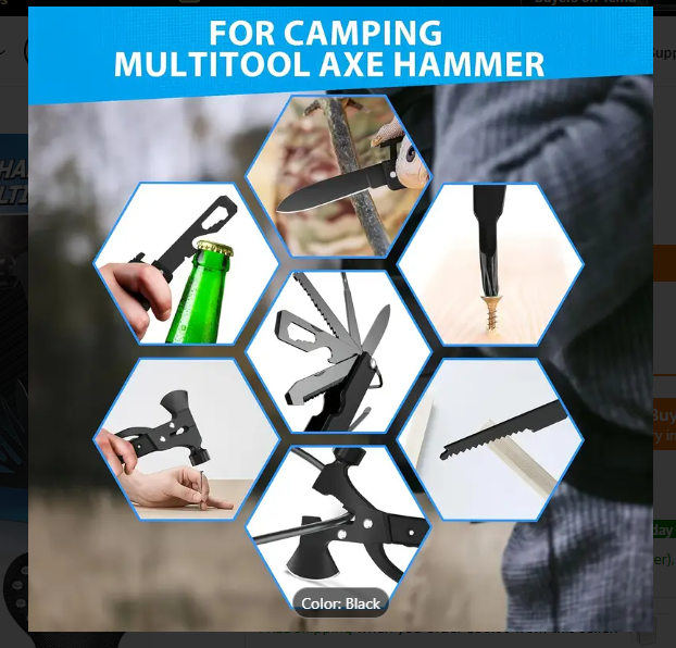 12-in-1 Multifunctional Hammer — Because Carrying a Toolbox Everywhere Is Ridiculous