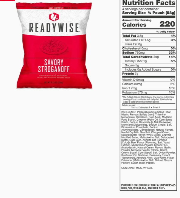 Prepper Pack Bucket - Emergency Food